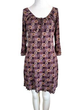 Y2K BOHO Dress Floral by Aqua Blues Size Medium